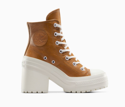 NEW Women's CONVERSE Chuck 70 De Luxe Heel Leather A12866C Shoes