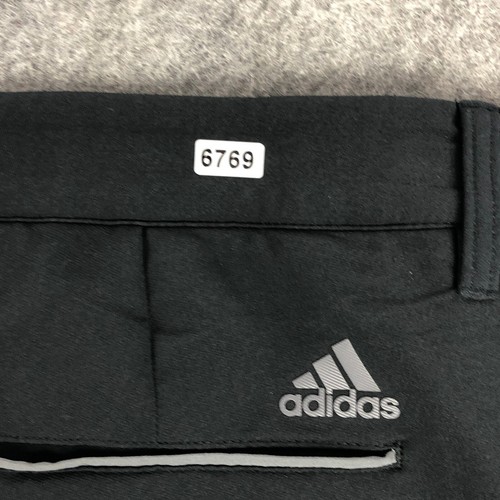 Adidas Herren Golfhose 38x32 schwarz Chino Straight Mid Rise Stretch Polyester - Bild 13 von 13