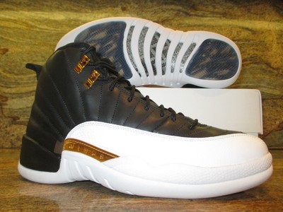 jordan 12 black white