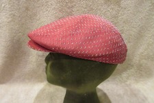 Vintage Newsboy Style Cap Beret Womens Hat Cross  Co of London - 7 1/8 Size