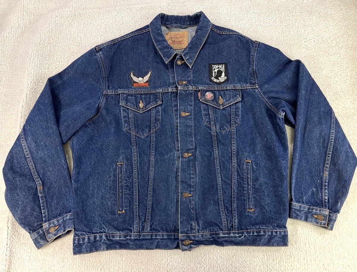 た*す様 Vintageデニムジャケット 　LEVI'S　フォアモスト　Wran Vtg Levis Denim Jacket Mens 52 (2XL) Blue Dark Wash 70516