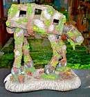 LARGE Space Dog Star Wars Style AT AT Aquarium Fish Tank Ornament Replica Walker