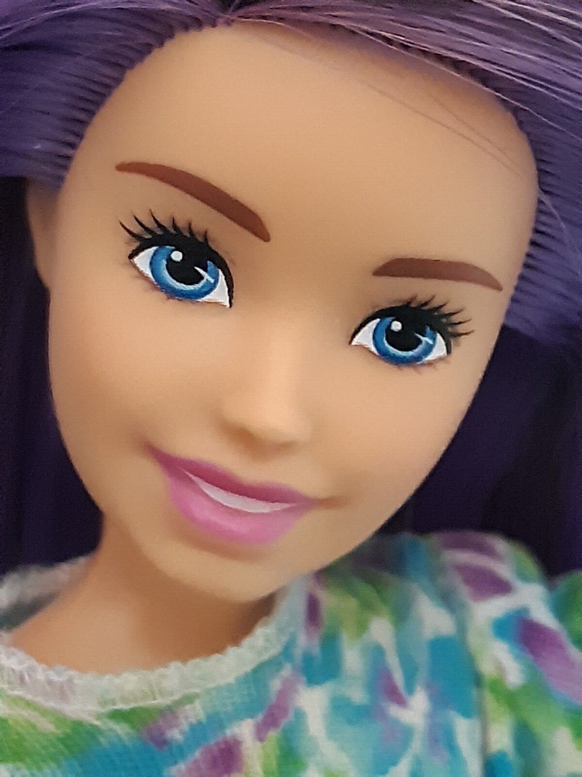 skipper barbie with purple hair