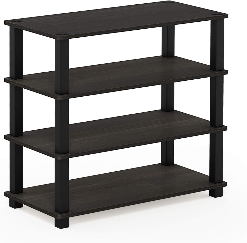 TurnSTube 4Tier Shoe Rack, Espresso/Black eBay