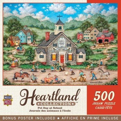 MasterPieces - Heartland - Pet Day at School 500 Piece Jigsaw Puzzle