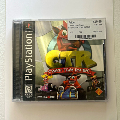 Sony CTR: Crash Team Racing - PS1, 1999, E, NTSC-U/C (US/Canada), Multiplayer