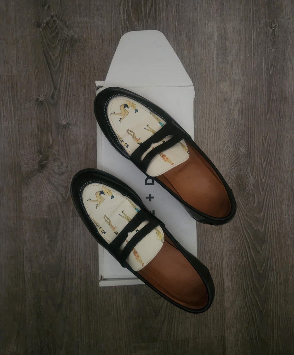 Duke & Dexter Men\'s Penny Loafer Playboy Edition Sz 11 UK 12 US color black $349 DUKE + DEXTER Gears Up to Launch its Second Playboy Collab main image 3