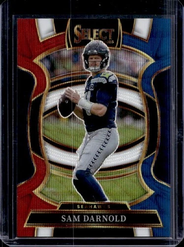 2025 Panini Select Sam Darnold Concourse Tri-Color Prizm #/399 Seahawks
