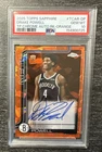 2025 Topps Chrome Sapphire Basketball Orange Drake Powell #TCAR-DP PSA 10