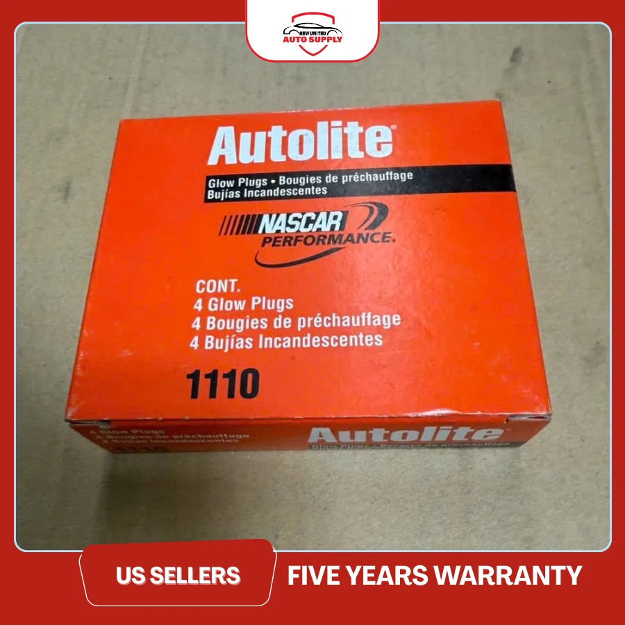 (CANTIDAD 4) Bujía incandescente Autolite NASCAR Performance 1110 para 1982-1984 GMC C2500 Foto 2 de 2