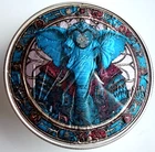 Blue Elephant Warrior - American Silver Eagle 1oz .999 Silver Dollar Coin Gift
