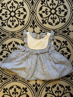 Baby Mädchen Designer Frühling Sommer 100 % Baumwolle Spitze Kleid 3-6 Tahari