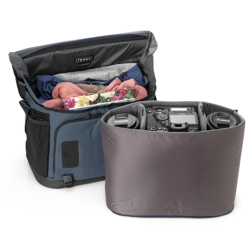 Tenba DNA 16 Pro Messenger Bag for Mirrorless Cameras and Lenses Blue (638-577) - Image 4 of 4