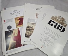 Vintage Commemorative French Revolution 1789 1989 Bicentennial Poster Lot