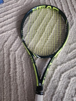 Head Graphene EXTREME LITE 265g/9.3oz Grip 4 3/8  Yellow Tennis Racquet Restrung
