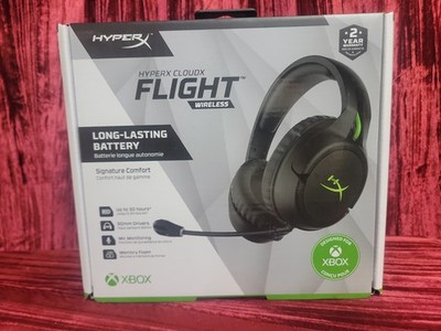HyperX CloudX Flight Wireless Over the Ear Gaming Headset HX-HSCFX-BK/WW New Nib