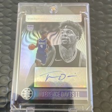 Panini 2020-21 Illusions Trophy Collection Terence Davis II Autographed Kings