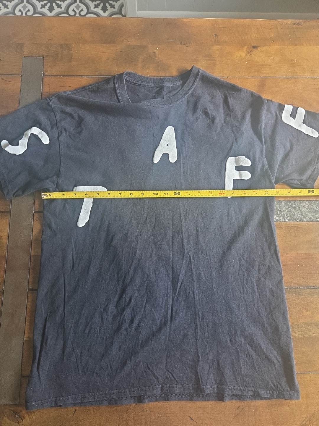 Travis Scott Astroworld Festival 2019 STAFF Shirt Black Medium Graphic Tee Tour image 8