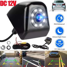 170  CMOS Car Rear View Backup Reverse Camera 8 LED Night Vision Waterproof CCD