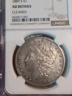 1889 S Morgan Silver Dollar NGC AU Details (Cleaned)