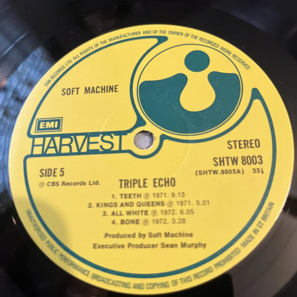 Soft Machine ~ Triple Echo ~ 3LP ~ Vinyl ~ Holdsworth ~ Prog ~ Psych - Image 2 of 4