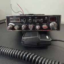 Galaxy DX44V CB Radio Original Vintage Tested Turns On W/Mic