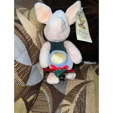 Vintage Gund Classic Winnie The Pooh Piglet Beanie Plush with Tags