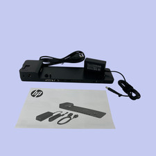 HP UltraSlim 4x USB 3.0 Docking Station D9Y32AA Dock with 65W Adapter 8723