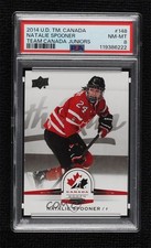 2014 Upper Deck Team Canada Juniors Natalie Spooner #148 PSA 8 1c7