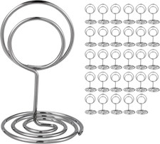 30PCS Table Number Holders Place Card Holder - Photo Holders for Tables, Cards S