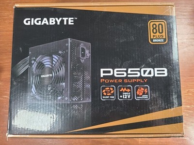 Gigabyte P650B ATX 650W Power Supply Unit 80+ PLUS Bronze