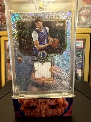 2025-26 Topps NBA Cooper Flagg RC Patch Franchise Fabrics Holo Foil Glitter SP