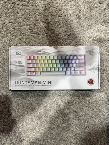 Razer Huntsman Mini Special Edition White 60% Gaming Keyboard Red Switches