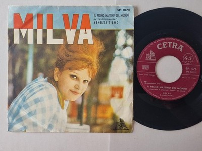 Milva - Il Primo Mattino Del Mondo 7'' Vinyl Italy