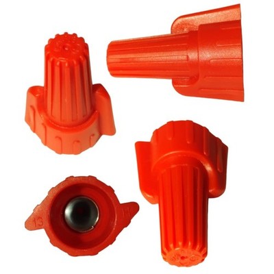 Easy Twist Red Grounding Wire Connectors Pack of 500 FREE Shipping