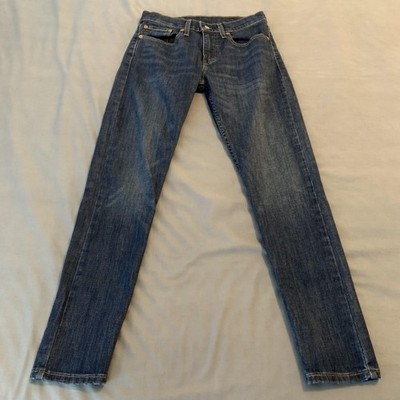 Levis 512 Jeans Mens 29x30 Blue Medium Wash Slim Taper Stretch Denim Pants