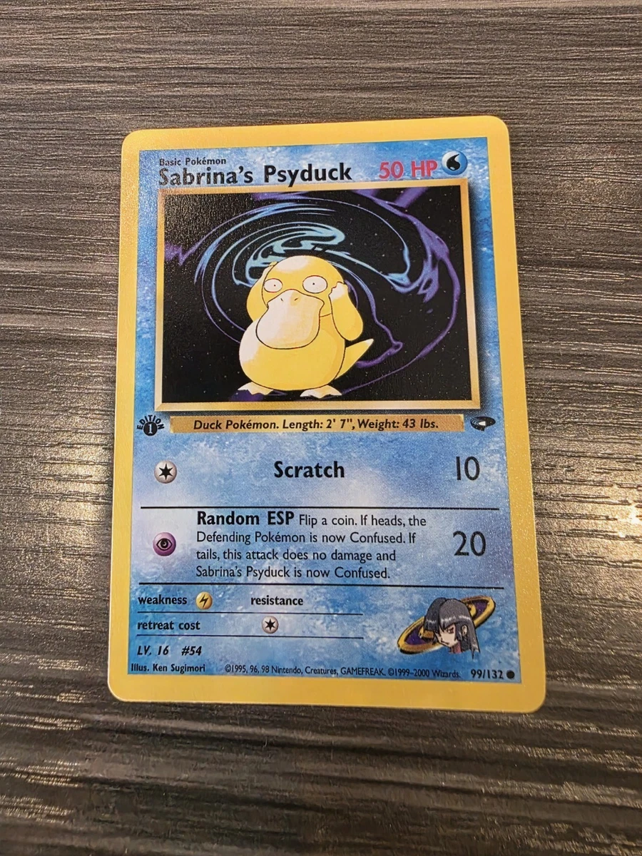 Sabrina's Psyduck 99/132 Gym Challenge for sale | eBay