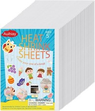 25 High-Quality Shrink Plastic Sheets - Ideal for Mother's Father's Day Crafts