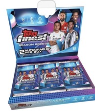 2025-26 Topps Finest UEFA Club Competitions Hobby Box, 2 Autos por caja