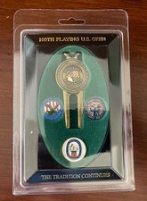 100th U.S. Open 2000 Pebble Beach Divot Tool Ball Marker Set New Sealed -MINT