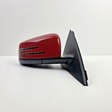 MERCEDES C-CLASS W204 LCI 2011-2014 RIGHT DRIVER WING MIRROR RED 11 PIN OEM