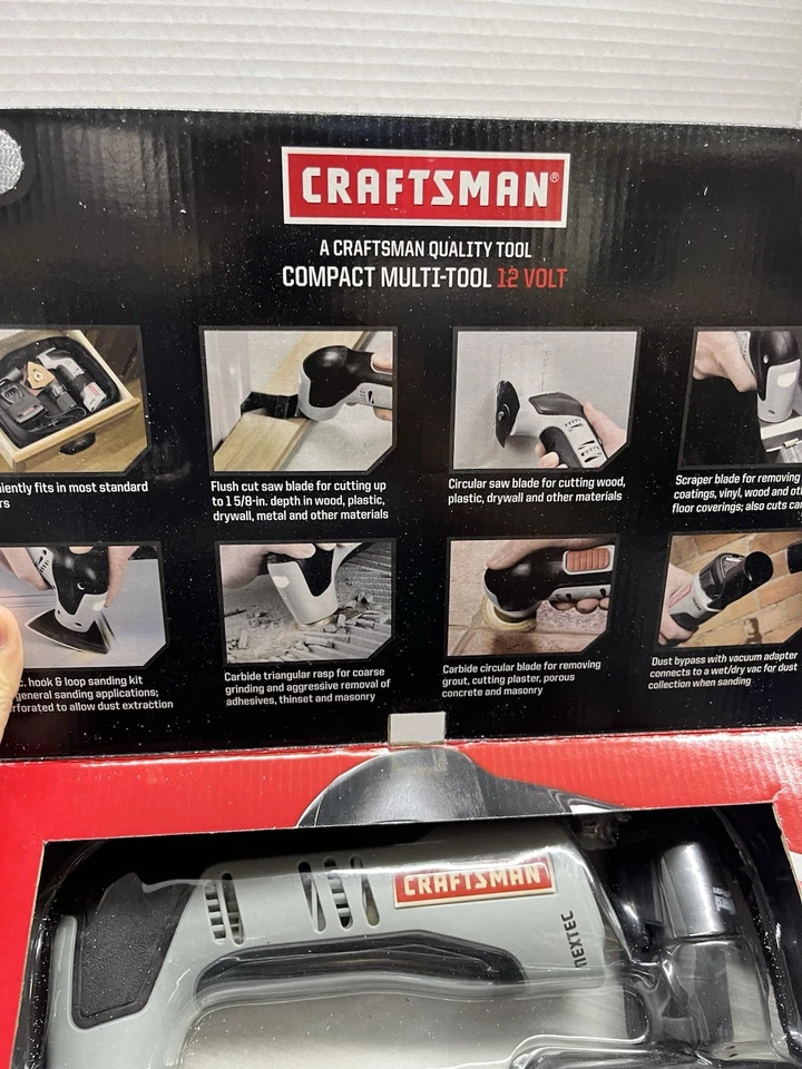 CRAFTSMAN NEXTEC Compact 12V Multi-Tool w/Quick Release Kit 917438 (g4) - Image 4 of 4