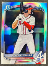 2025 Bowman Draft Conor Essenburg Chrome Refractor #BDC-124 (RC) BRAVES