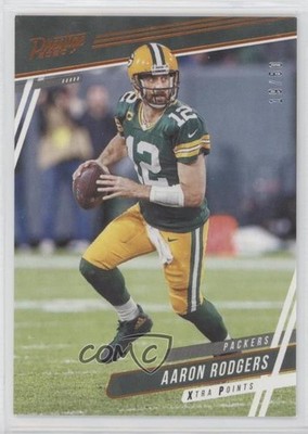 2020 Panini Prestige Xtra Points Orange 19/50 Aaron Rodgers #124 0s9x