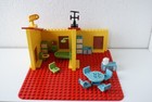 Lego Duplo Puppenhaus - retro -  mit roter Platte - Bad - Küche -