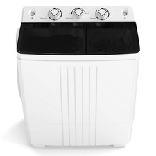 Portable Washing Machine with Drain Pump Timer Control Compact Washing Machine