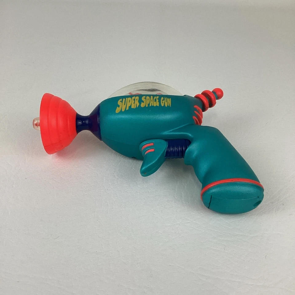 Pistola Super Espacial Pulsante Globo Ocular Luz Sonido Trendmasters De Colección 1998 Foto 2 de 4