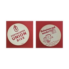 Dortmunder Union Bier rote Schrift V/70 Brauerei Bierdeckel Bier