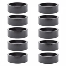 Origin8 Alloy Headset Spacers 1in x 10mm Spacer Black