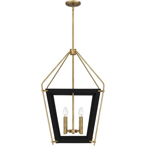 Quoizel QP5348EK OPEN BOX Abbeville Pendant Earth Black - Picture 2 of 9